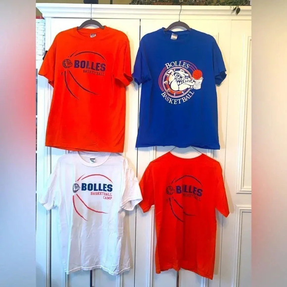 Set 4 Bolles School Basketball tshirts EUC - Picture 1 of 2
